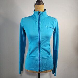 🩵 Nike Vibrant Sky Blue Full Zip Activewear Jacket XS